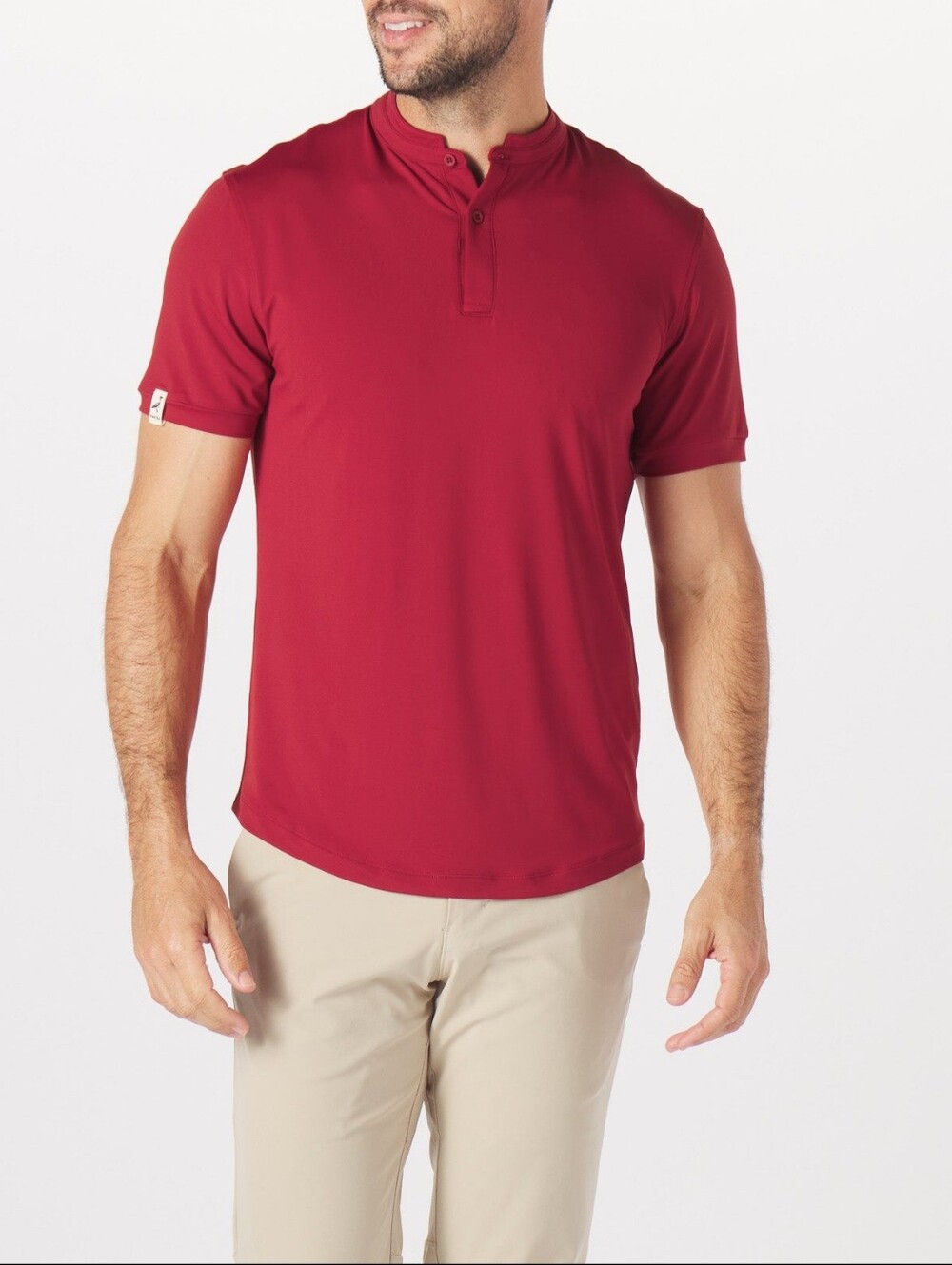 Mantra Golf Mens Catalyst Polo Performance Shirt Lava Red Size 2XL